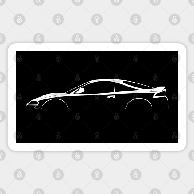 Mitsubishi Eclipse (1995) Silhouette Sticker by Car-Silhouettes